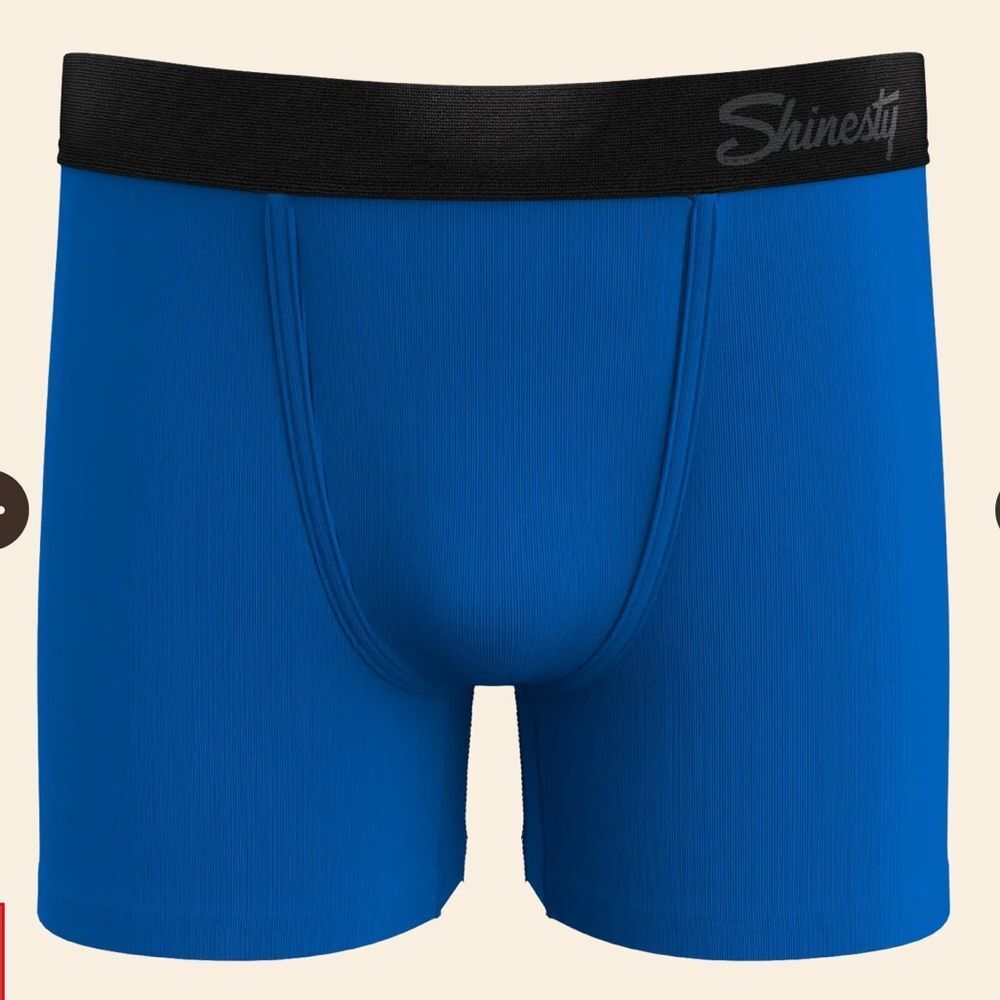 Shinesty Ball Hammocks Boxer‎ Standard Royal Blue Boxer Briefs 2X NWT